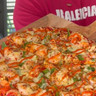 Massive Garlic Prawn Pizza by Aussie Fitness