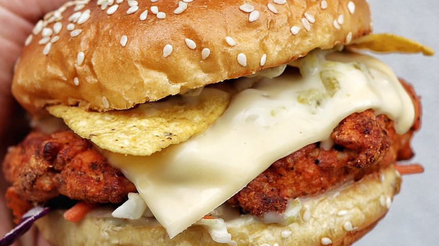 Counting Zacro’s Lower Cal Zinger Crunch Burger(KFC Zinger Crunch)