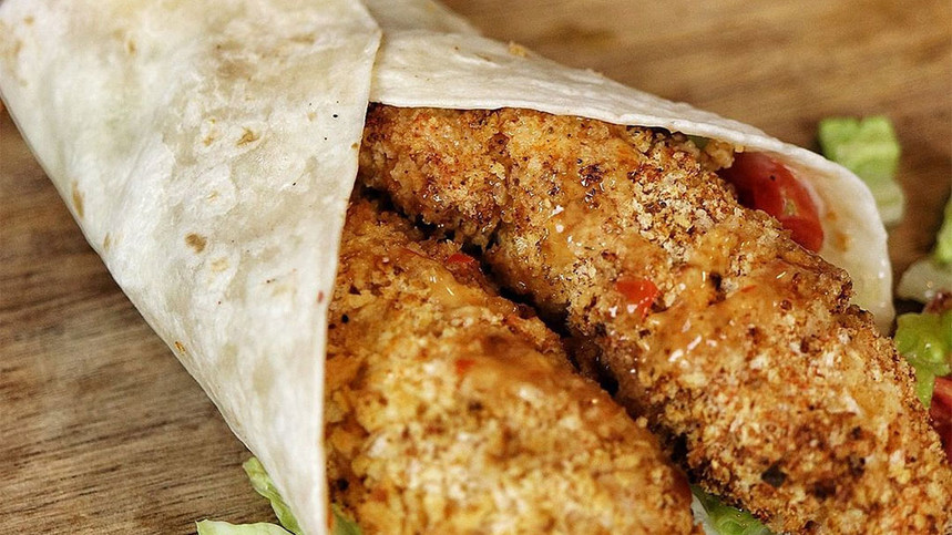 Counting Zacro’s Sweet Chilli Chicken Wrap