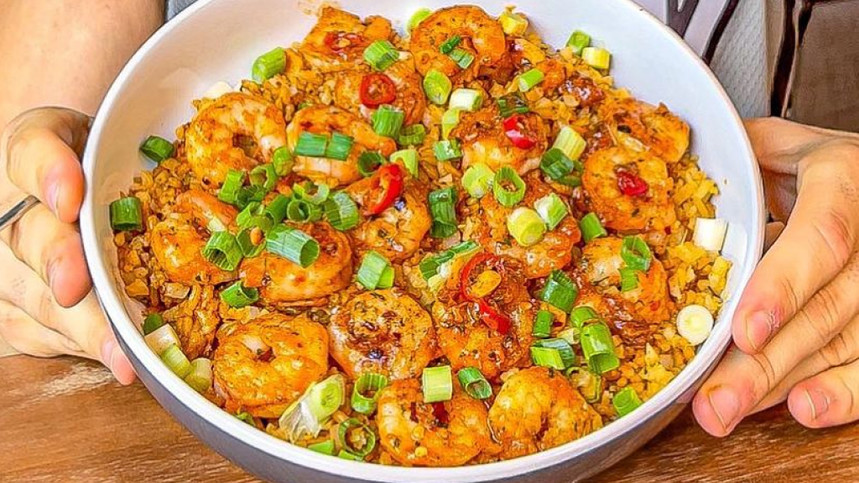 Healthy Shrimp Stir Fry by Aussie Fitness