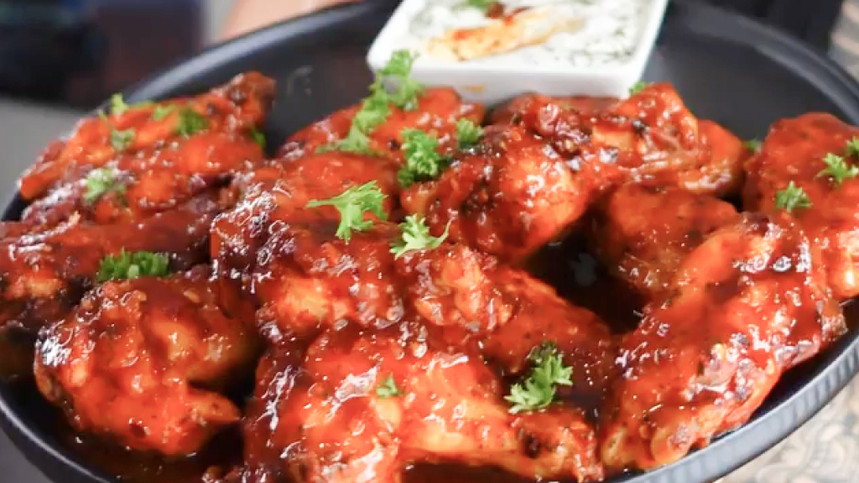 Low Calorie Crispy Nandos Wings by Aussie Fitness