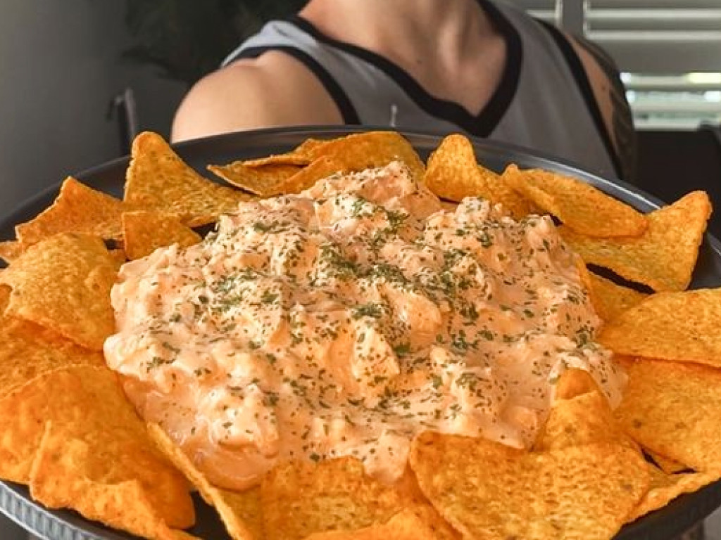 High Protein Buffalo Chicken Dip by Aussie Fitness