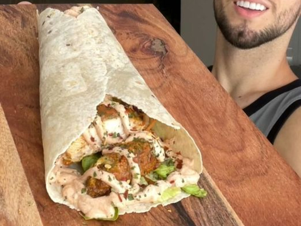Low Calorie & High Protein Nandos Wrap by Aussie Fitness MealPrep