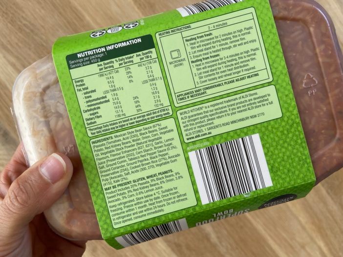 Nutritionist Review Aldi’s World Kitchen Meals MealPrep