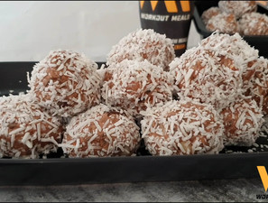 Peanut Butter Protein Balls by Workout Meals