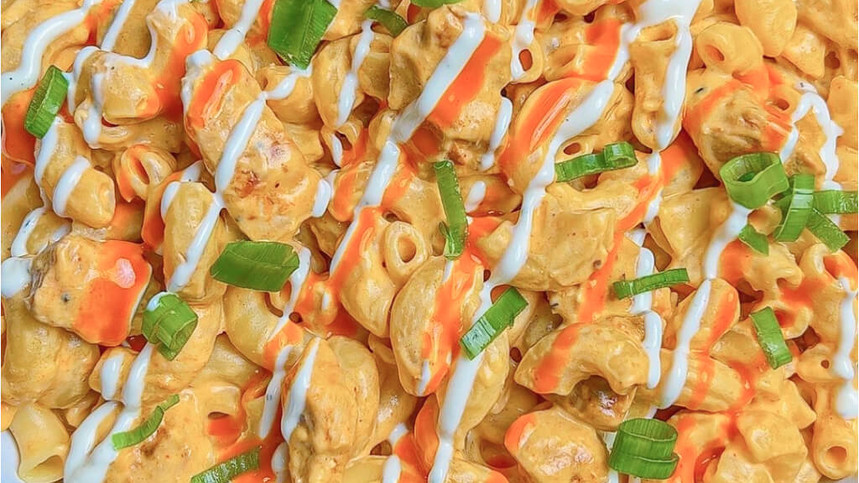 Buffalo Chicken Mac & Cheese by Aussie Fitness