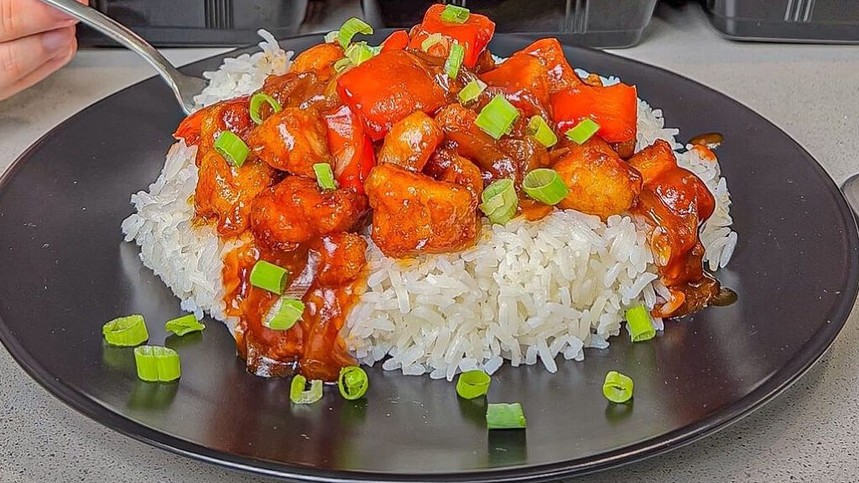 Low Calorie Sweet & Sour Chicken by Aussie Fitness