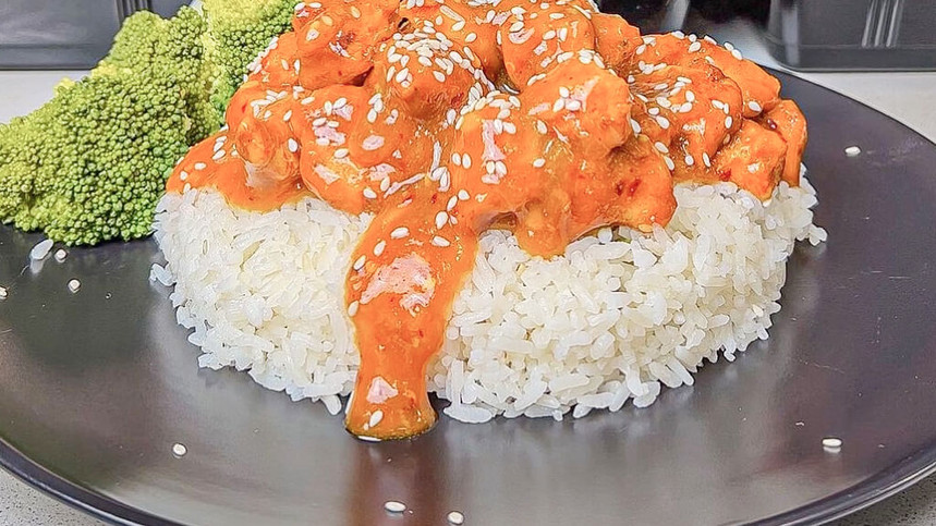 Sticky Orange Chicken by Aussie Fitness