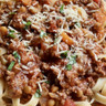 Beef & Lentil Bolognese by Chelsea Goodwin