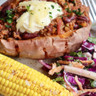 Loaded Sweet Potato with Beef Chilli by Chelsea Goodwin