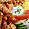 Tandoori Chicken Bowl and Pita by Chelsea Goodwin