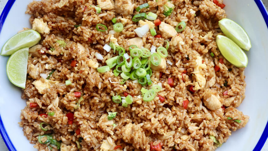 Thai Chicken Fried Rice by Chelsea Goodwin