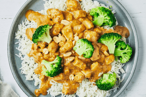 Which Australian Ready-Made Meal Brand Has the Healthier Satay Chicken?