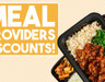 Run, Don’t Walk! Take Advantage of These Current Meal Provider Discounts!